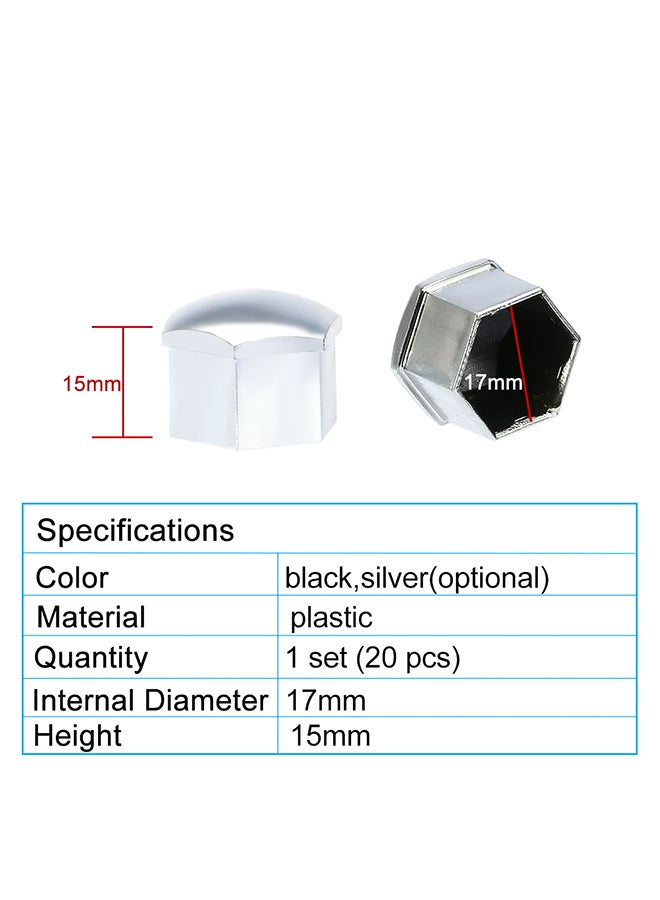 20-Piece Nut  Bolt Caps With Fitting Tool - Image 2