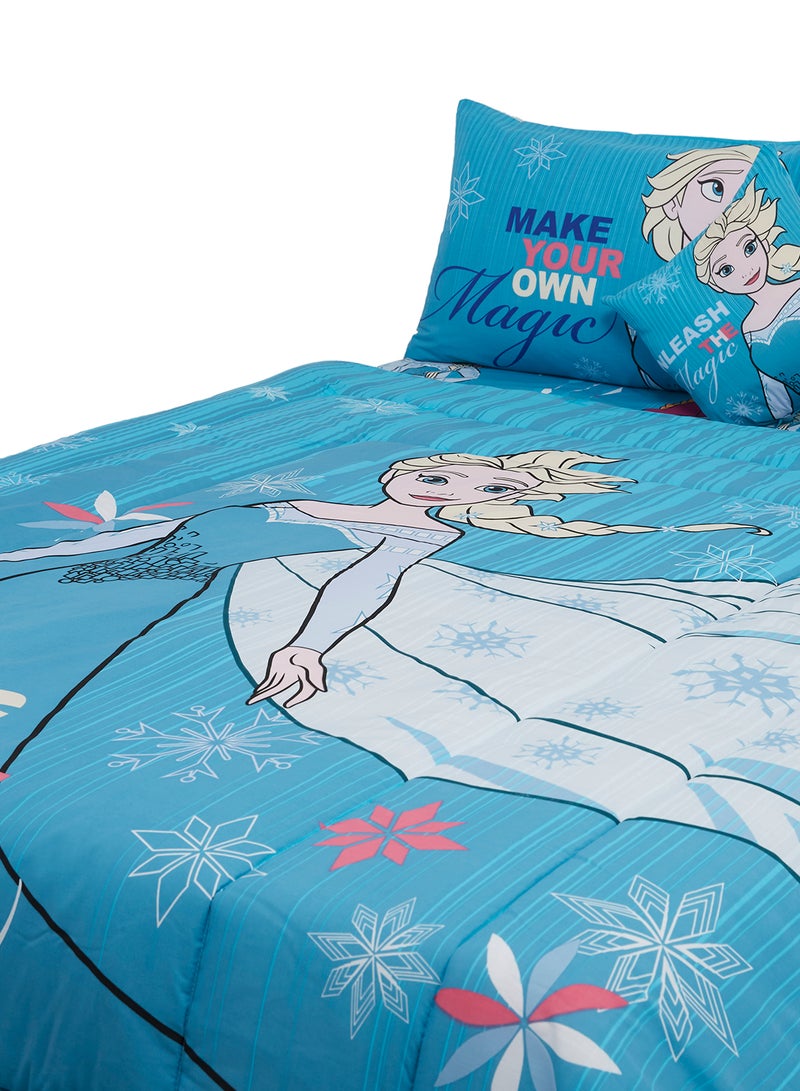 Disney 4-Piece Frozen Comforter Set Cotton Multicolour  - Image 1