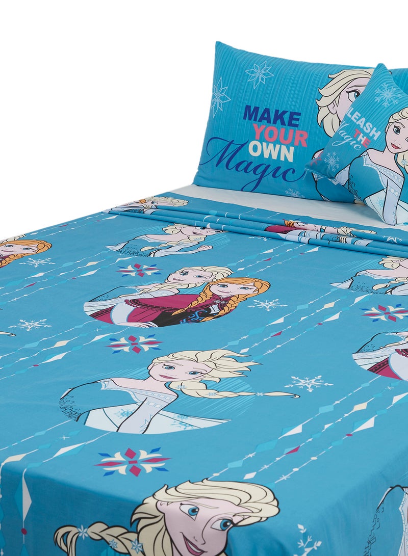 Disney 4-Piece Frozen Comforter Set Cotton Multicolour  - Image 3