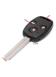 Generic 2-Piece 3 Buttons Remote Key Case Uncut Blade  For Honda Accord Crv 03-07  - Image 3