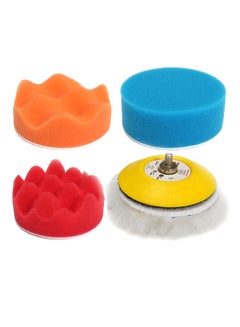 80mm Sponge Buff Buffing Polishing Pad Kit For Car Polisher 5/16 Thread
