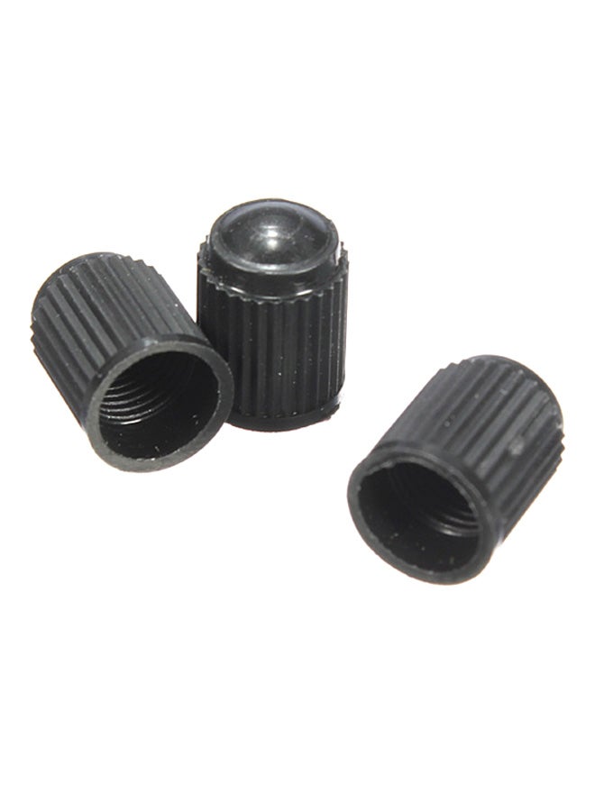 Generic 100-Piece Universal Red ABS Plastic Auto Car Motorcycles Bikes Tire Valve Stem Caps  - Image 1