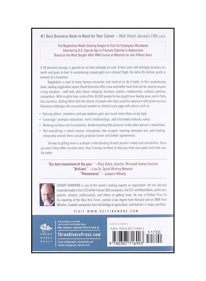 Getting More - Paperback English by Stuart Diamond  - Image 2