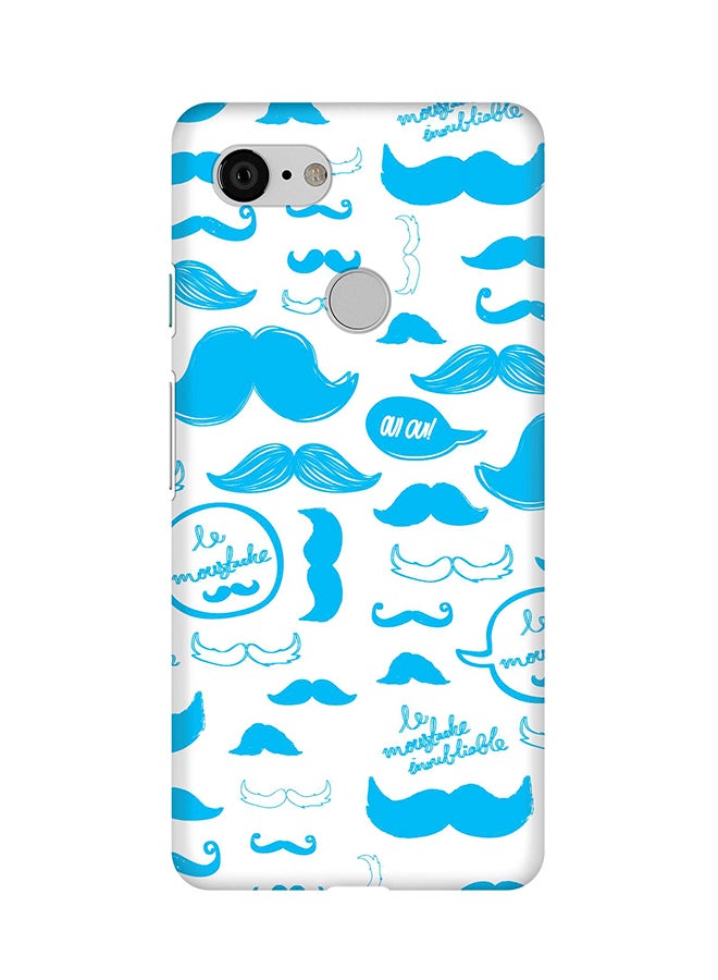 Stylizedd - Matte Finish Slim Snap Basic Case Cover For Google Pixel 3 Le Moustache - Image 1