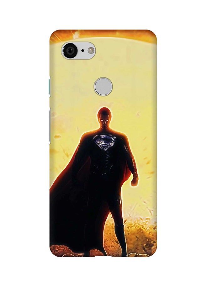 Stylizedd Matte Finish Slim Snap Basic Case Cover For Google Pixel 3 Superman - Image 1