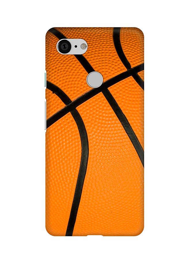 Stylizedd Matte Finish Slim Snap Basic Case Cover For Google Pixel 3 Basketball - Image 1