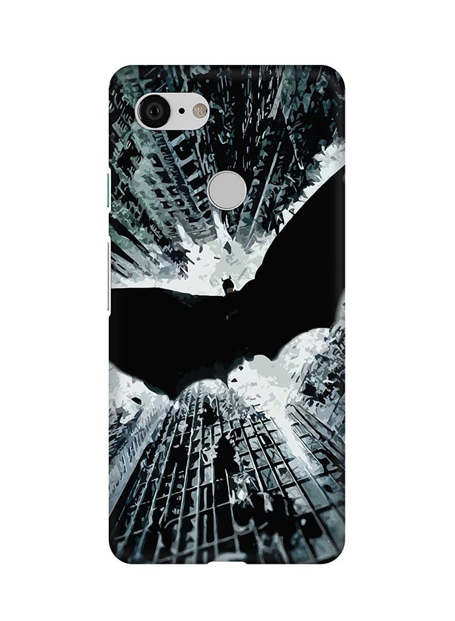 Stylizedd Matte Finish Slim Snap Basic Case Cover For Google Pixel 3 Falling Bat - Image 1