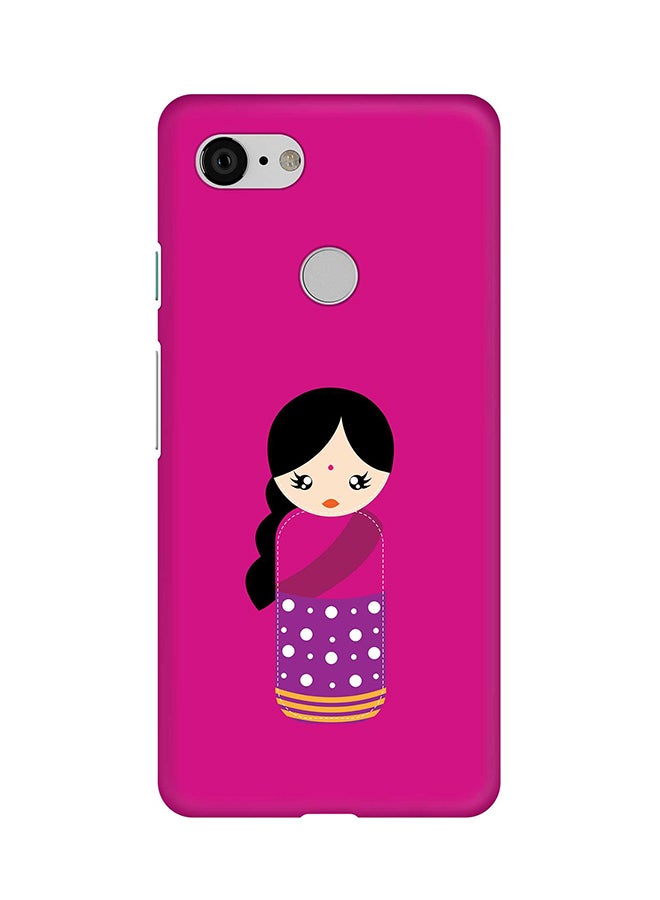 ستايلايزد غطاء حماية بتصميم أساسي رفيع ومحكم بلمسة نهائية غير لامعة لهاتف جوجل بكسل 3 إنديان دول - Image 1