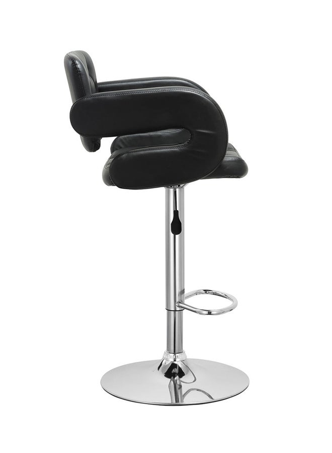 AE Bar Reception Chair Black/Silver - Image 2