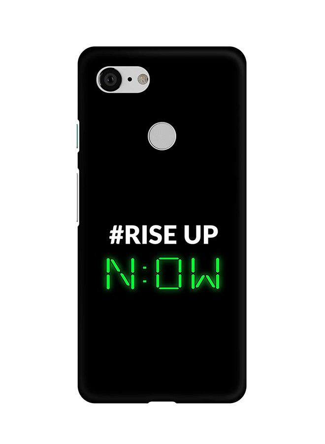 Stylizedd Matte Finish Slim Snap Basic Case Cover For Google Pixel 3 Rise Up - Image 1