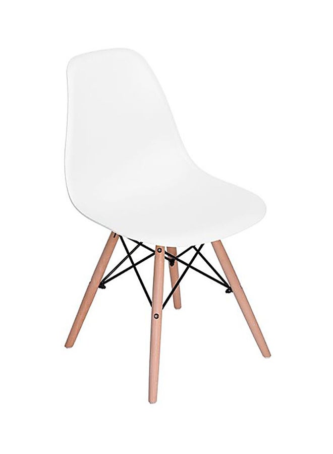 AE 4-Piece Dining Chair Set White/Beige - Image 2