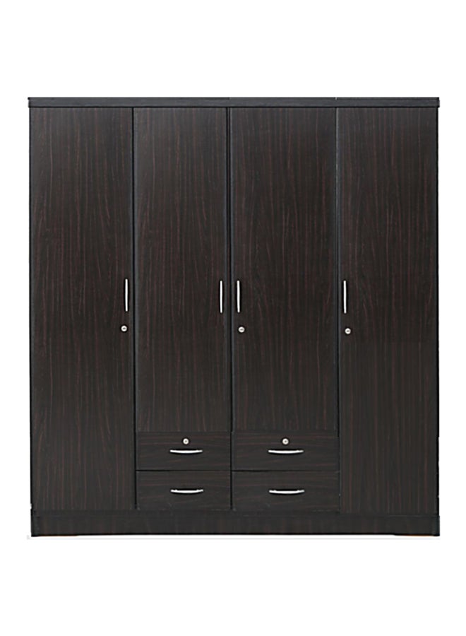 AE 4-Door Teak Wood Cabinet Brown  - Image 1