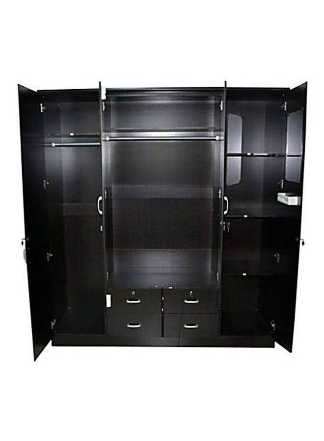 AE 4-Door Teak Wood Cabinet Brown  - Image 2