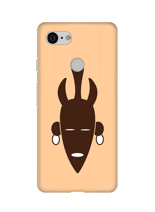 Stylizedd Matte Finish Slim Snap Basic Case Cover For Google Pixel 3 Tribal Doctor - Image 1