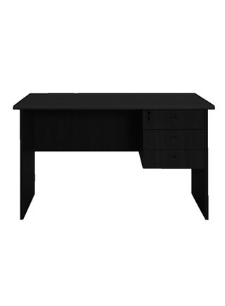 Office Table With One Side Drawer Dark Oak 140x75x50centimeter - v1547022254/N20154992A_1