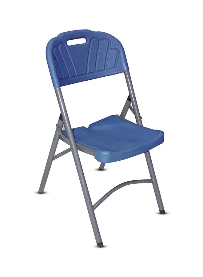 Folding Chair Blue/Grey 46x88x41cm