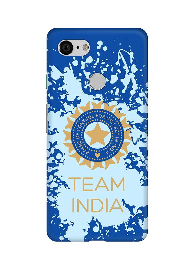 Stylizedd Matte Finish Slim Snap Basic Case Cover For Google Pixel 3 Team India - Image 1