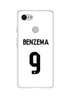 Matte Finish Slim Snap Basic Case Cover For Google Pixel 3 Benzema Real Jersey