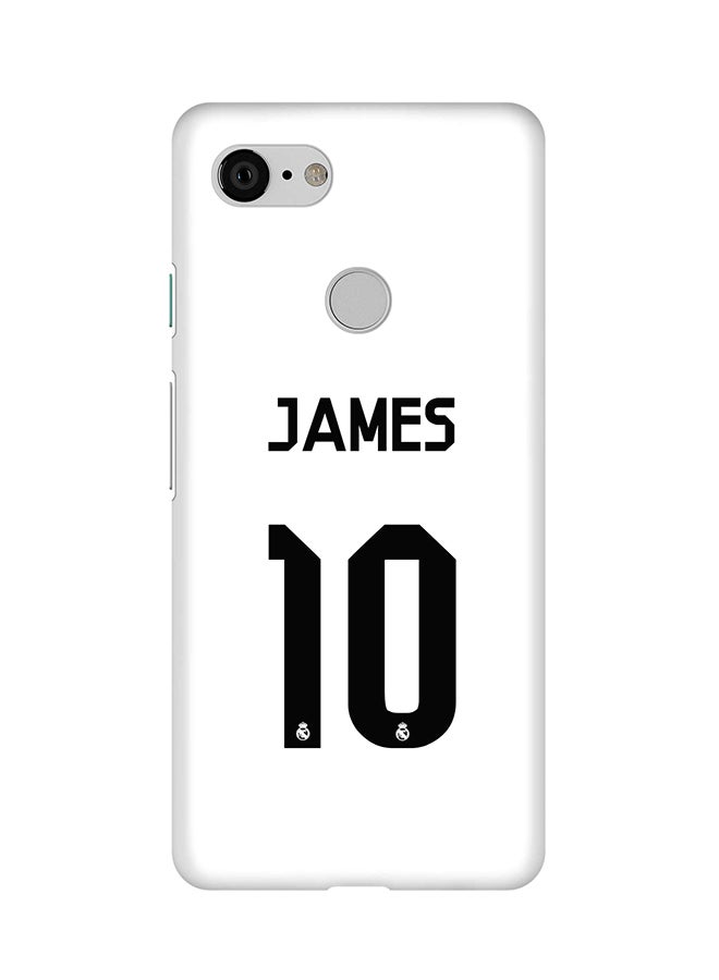 Stylizedd Matte Finish Slim Snap Basic Case Cover For Google Pixel 3 James Real Jersey - Image 1