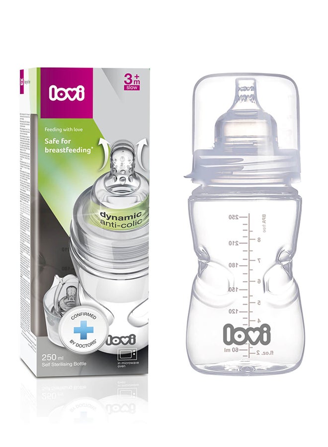 lovi Self-Sterilizing Bottle 3M+ 250ML  - Image 2