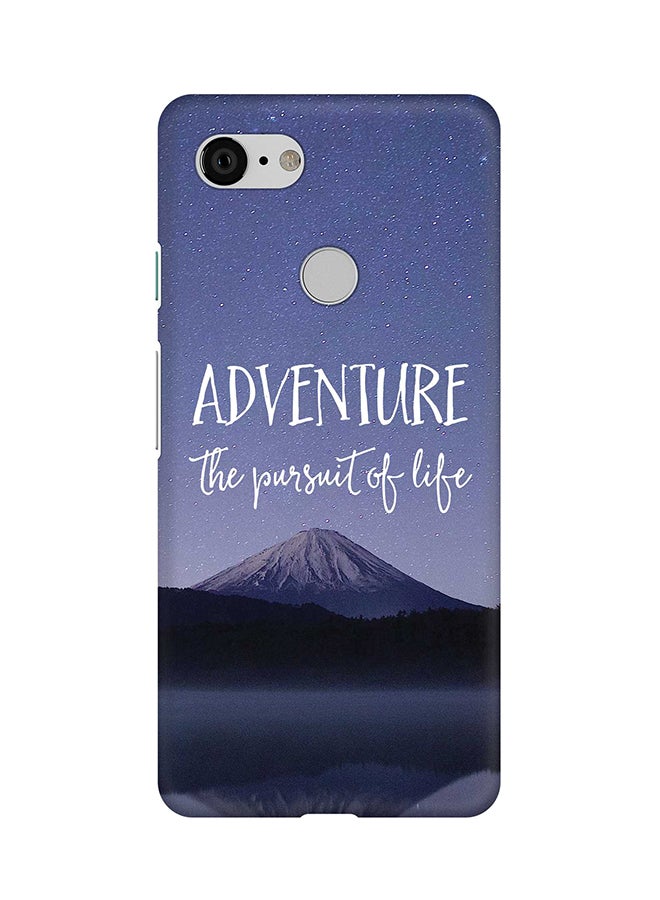 Stylizedd Matte Finish Slim Snap Basic Case Cover For Google Pixel 3 Adventure - Image 1