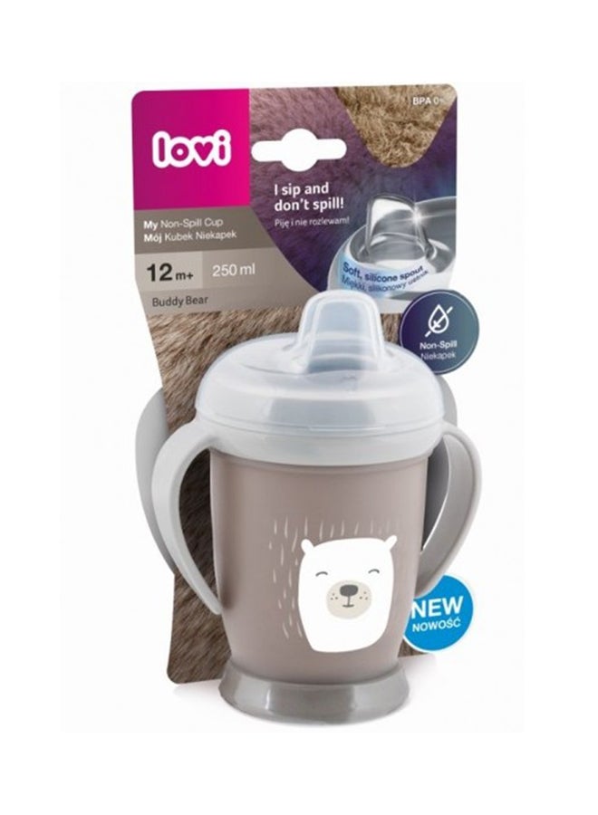 lovi Buddy Bear Non-Spill Cup With Silicone Spout 6M+ 250ml  - Image 2