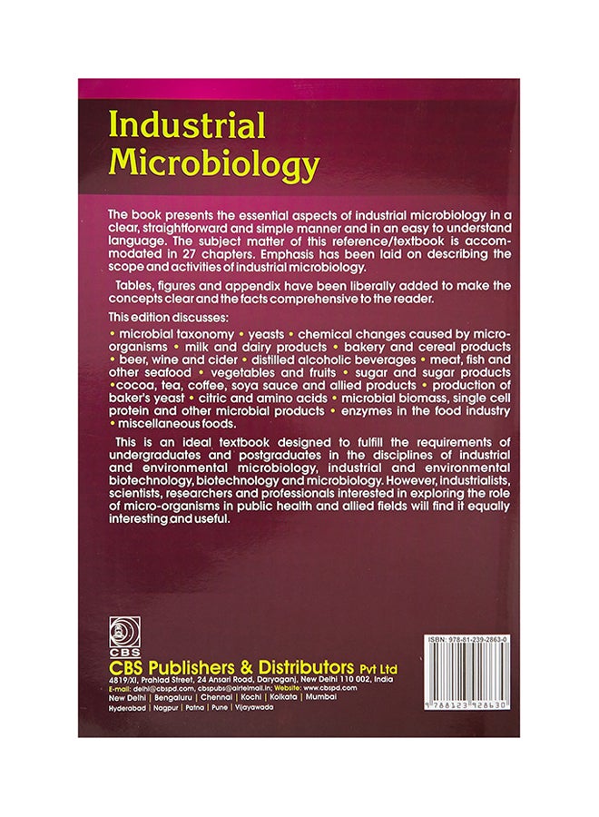 Industrial Microbiology printed_book_paperback english - 2016  - Image 2