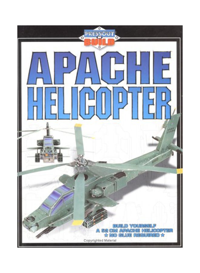 Apache Helicopter Paperback English by Zerina Paper engineering by White - 37628 