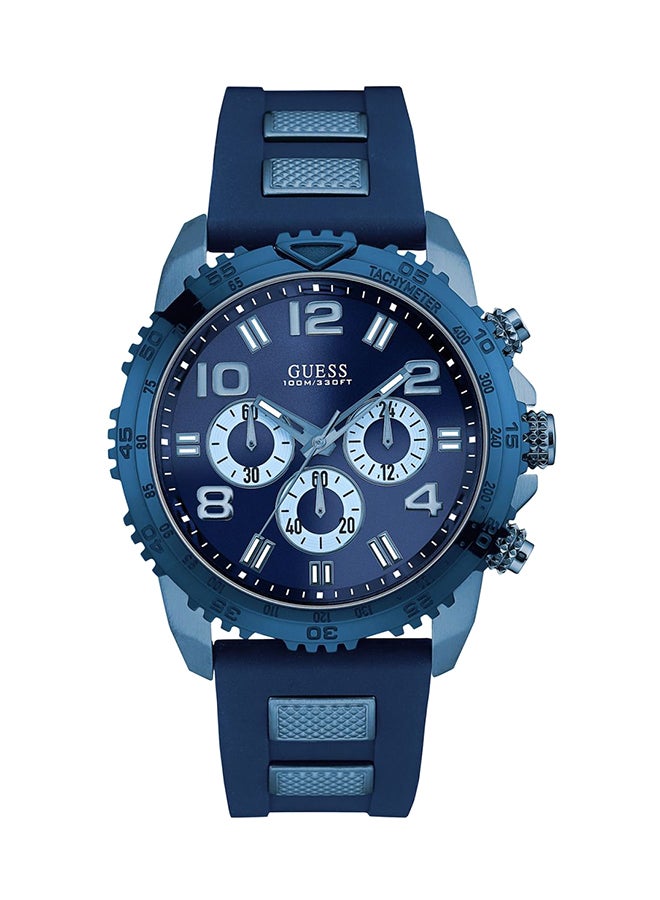 GUESS Men's Silicone Chronograph Watch W0599G4 - Image 1