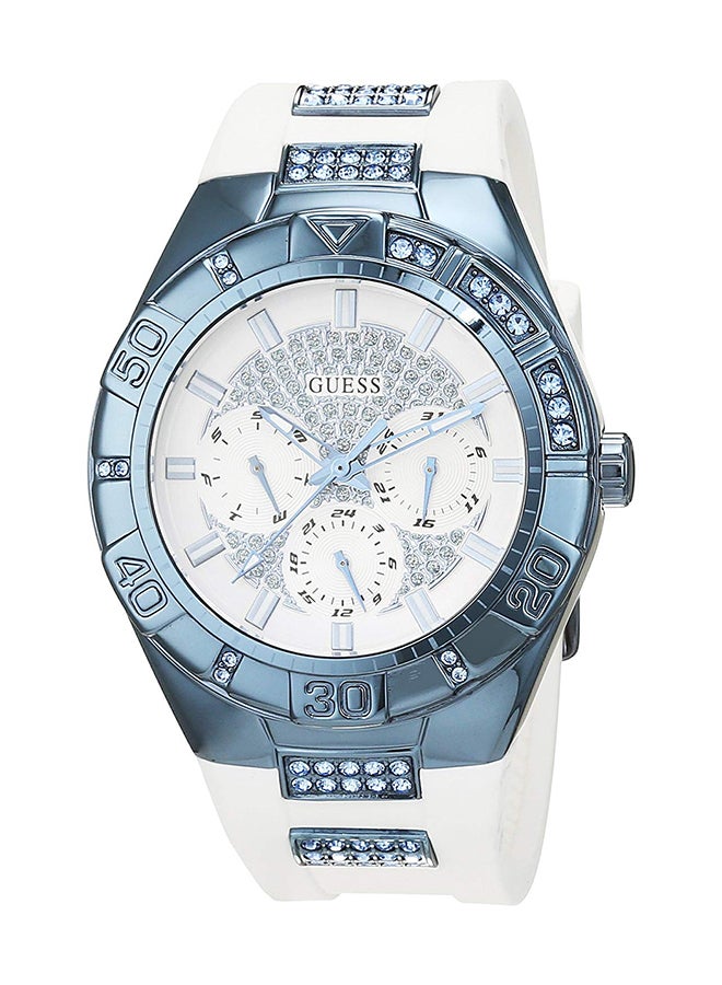 GUESS Women's Rubber Chronograph Watch W0653L2 - Image 1