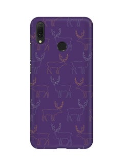 Stylizedd Matte Finish Slim Snap Basic Case Cover For Huawei Y9 Prime 2019 Purple Moose  - Image 1