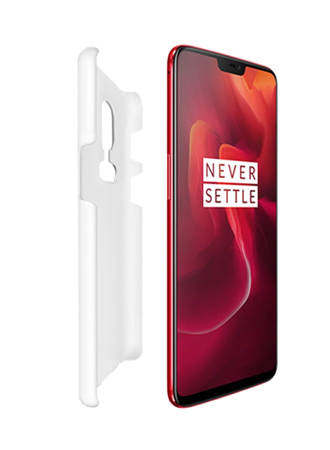 Stylizedd Matte Finish Slim Snap Basic Case Cover For OnePlus 6T Just Don't Quit - Image 2