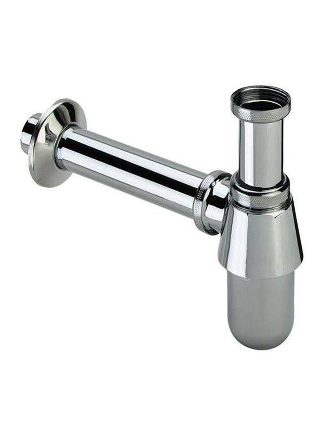 Brass Bottle Trap Silver 35cm