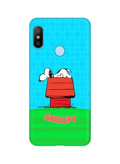 Matte Finish Slim Snap Basic Case Cover For Xiaomi Mi A2 Lite (Redmi 6 Pro) Snoopy 2