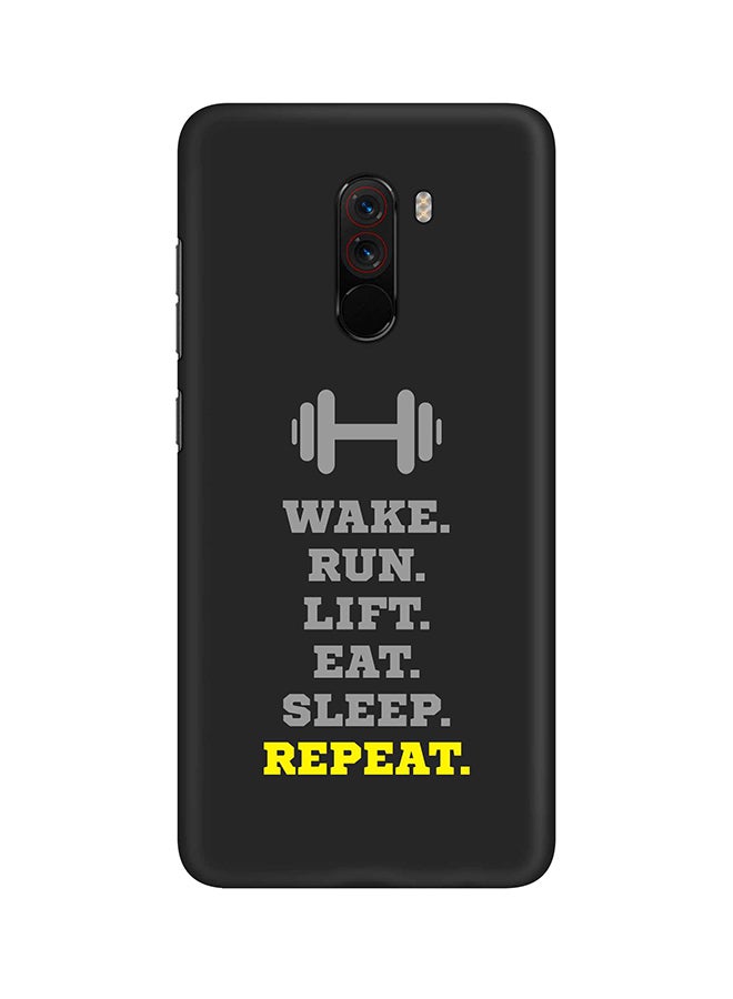 Stylizedd - Matte Finish Slim Snap Basic Case Cover For Xiaomi Pocophone F1 Routine - Image 1