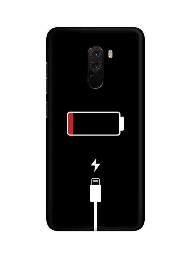 Stylizedd Matte Finish Slim Snap Basic Case Cover For Xiaomi Pocophone F1 Battery Empty - Image 1