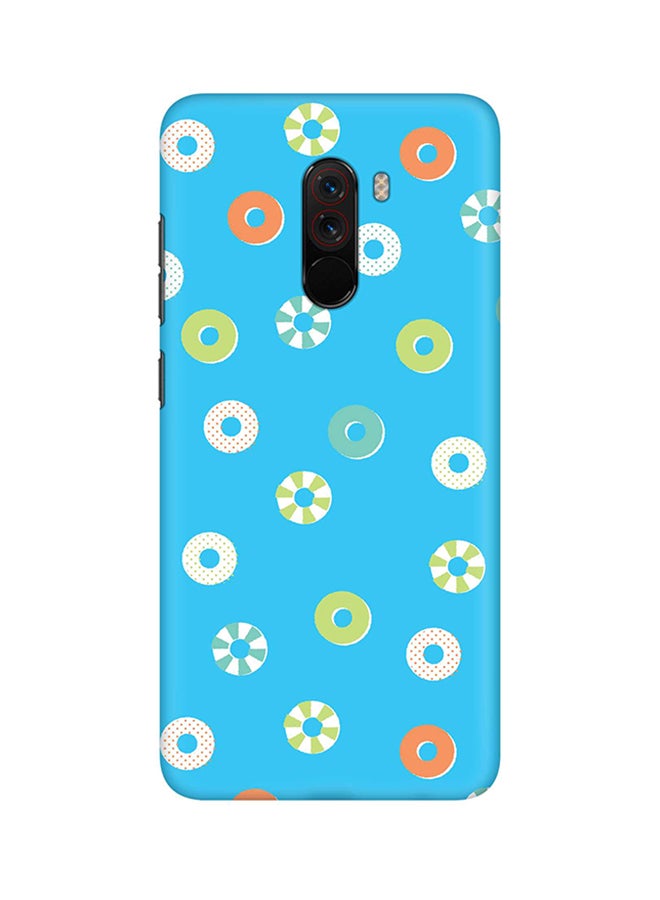 Stylizedd Matte Finish Slim Snap Basic Case Cover For Xiaomi Pocophone F1 Loopy Hoops  - Image 1