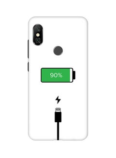 Stylizedd Matte Finish Slim Snap Basic Case Cover For Xiaomi Redmi Note 6 Pro Battery Charging  - Image 1