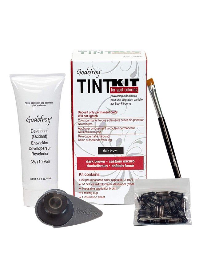 Godefroy Tint Kit For Spot Coloring Dark Brown - Image 1