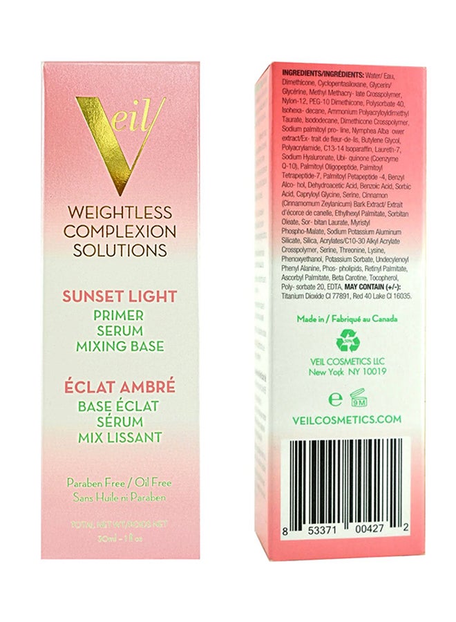 Veil Cosmetics Sunset Light 3-In-1 Primer Beige  - Image 3