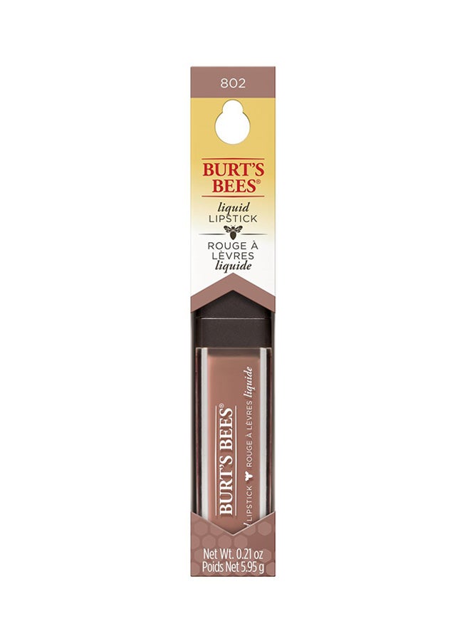 Burt's Bees Natural Moisturizing Liquid Lipstick Niagara Nude - Image 4