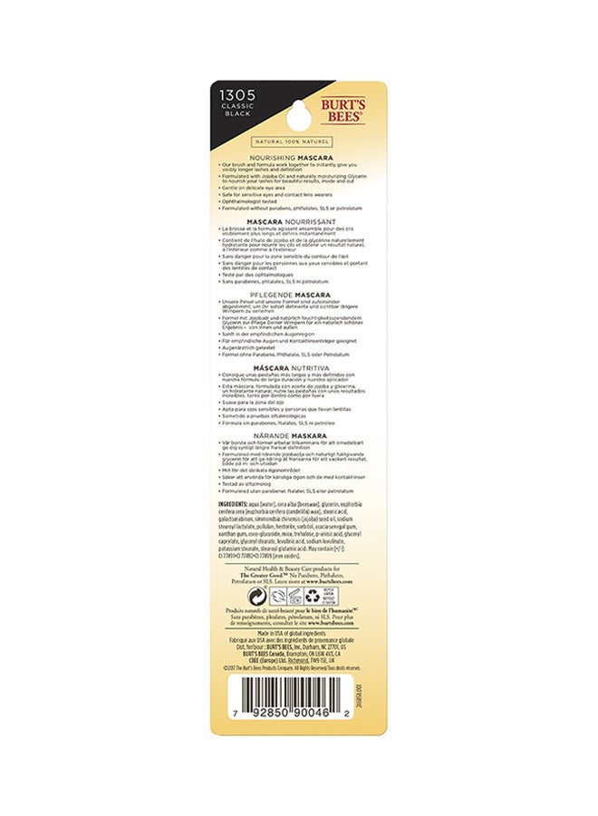Burt's Bees - Nourishing Mascara Classic Black - Image 1