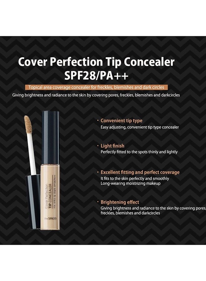 the SAEM Cover Perfection Tip Concealer SPF28/PA++ 1.5 Natural Beige  - Image 2