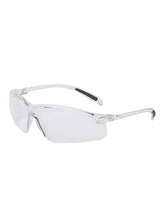 Honeywell Frosted Frame Anti-Scratch Safety Glasses Clear Free Size 