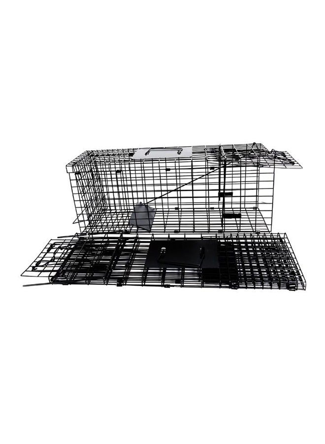 إكو كير مصيدة حديد للقطط والكلاب أسود 66x25x25سم - Image 2