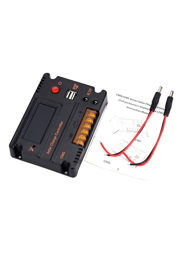 Plastic Solar Charge Controller Panel Black 135 x 25 x 100mm - Image 3