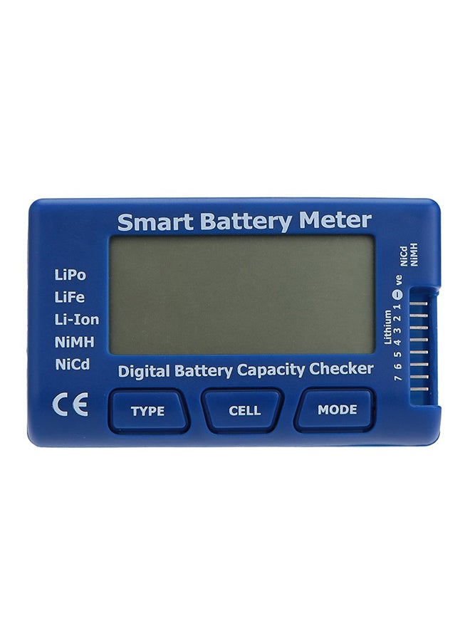 Digital Battery Capacity Checker Blue - Image 1