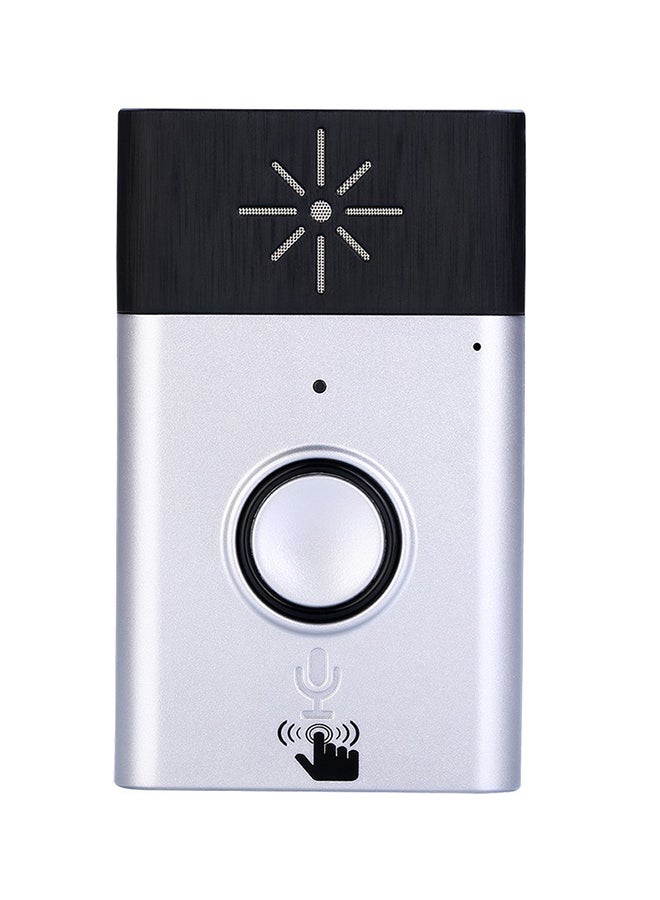 Wireless Voice Intercom Doorbell Silver/Black - Image 3