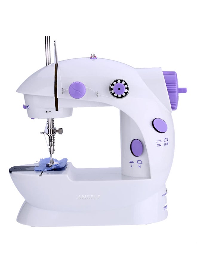 ANSELF Sewing Machine 240V White/Purple H16669EU White/Purple  - Image 1