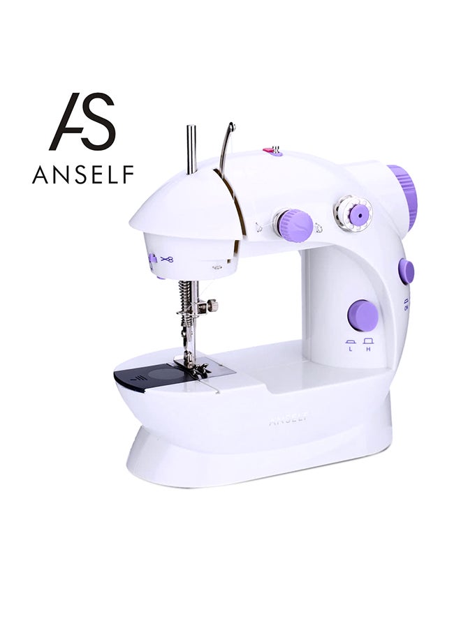 ANSELF Sewing Machine 240V White/Purple H16669EU White/Purple  - Image 3